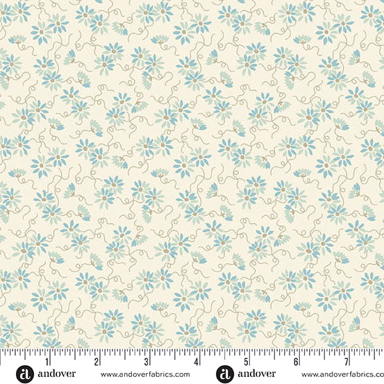 Sewing Bird A-1616-L Nimbus Daisy Chain by Edyta Sitar of Laundry Basket Quilts for Andover.
