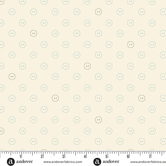 Sewing Bird A-1617-L Starched Buttons by Edyta Sitar of Laundry Basket Quilts for Andover.