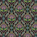 Shangri-La 16110M-12 Shangri-La Black/Multi by Painted Sky Studio for Benartex
