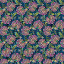 Shangri-La 16111M-84 Fanflower Teal/Multi by Painted Sky Studio for Benartex