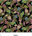 Shangri-La 16113M-12 Trail Black/Multi by Painted Sky Studio for Benartex