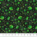 Shenanigans DP28636-99 Pot of Gold Black by Deborah Edwards and Emily Wenk for Northcott