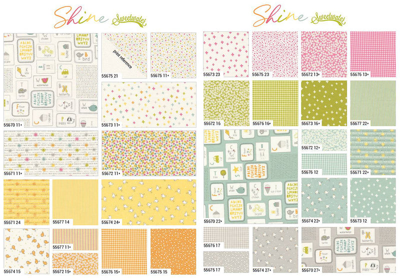 Shine Charm Pack 55670PP by Sweetwater for Moda