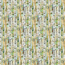 Silent Lake DP27254-72 Lt Green Multi Birch by Iosif Derecichei for Northcott