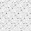 Simply Neutral 2 23915-99 White/Black Abstract Lily Pads by Deborah Edwards for Northcott