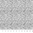 Simply Neutral 2 23917-99 White/Black Broken Weave by Deborah Edwards for Northcott
