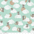 Sleep Tight SC10260-MINT Sparkle Main by Gabrielle Neil for Riley Blake Designs