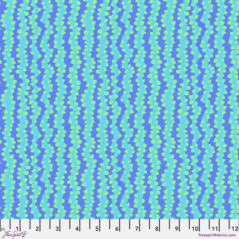 SM Bubble Stripe PWBM097.AQUA by Brandon Mably for FreeSpirit