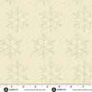 Snow Flurry A-10300-LG Snowflake Cream by Edyta Sitar for Andover Fabrics