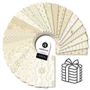 Snow Flurry Fat Eighth Bundle F8-SNOW-26 by Edyta Sitar for Andover Fabrics