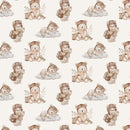 Soaring Dreams 91239-12 Bears Cream by Jessica Yon Lo for FIGO Fabrics