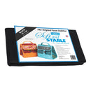 Black foam stabilizer sheet with 'Annie's Soft and Stable' packaging on a white background