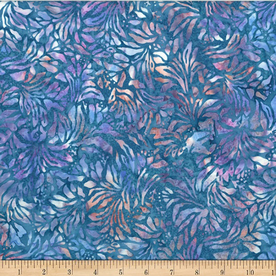 Soft and Sweet Batik V2557-258 Cerulean by Hoffman Fabrics