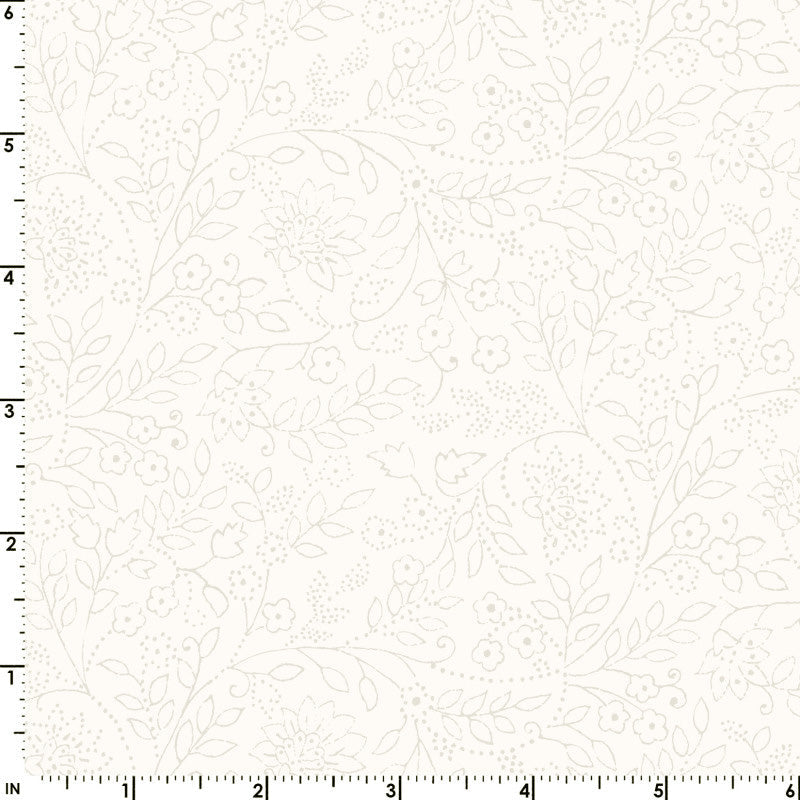 Solitaire Whites MAS327-SW Soft White Jasmine by Maywood Studio