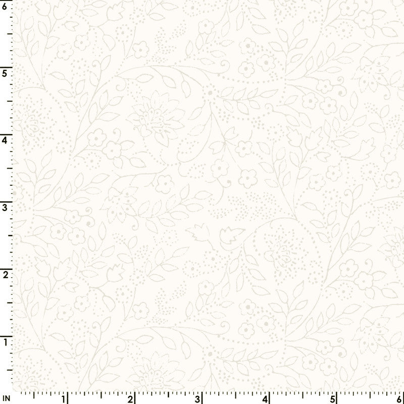 Solitaire Whites MAS327-SW Soft White Jasmine by Maywood Studio