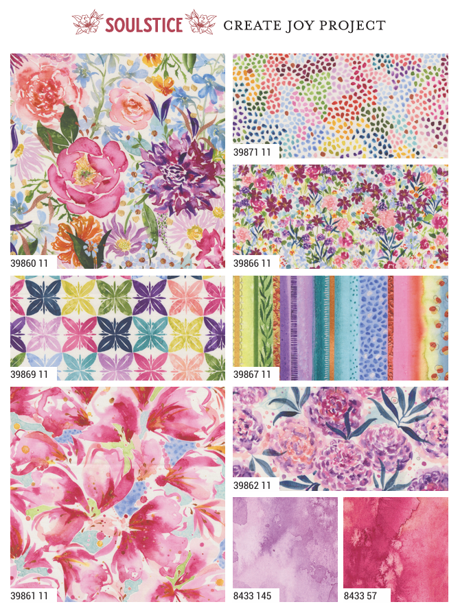 Soulstice Fat Quarter Bundle 39860AB by Create Joy Project for Moda.