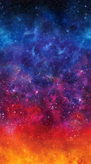 Space Odyssey DP28431-48 Ombré Dk Blue by Deborah Edwards for Northcott