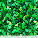 Spirit of Ireland 31657-G Kelly Stained Glass by Morris Creative Group for QT Fabrics