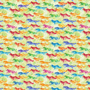 Spirit of the Wolf 7212-60 Peridot Running Wolves by Katy Lipscomb for Studio e Fabrics