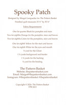 spooky patch quilt pattern TPB2413 back cover