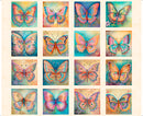 Spring Bling Panel 30767-X Multi Butterfly Picture Panel by Morris Creative Group for QT Fabrics.