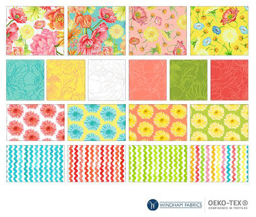 Spring Dreams Fat Quarter Bundle FATQSPDR-X by Shannon Christensen for Windham Fabrics