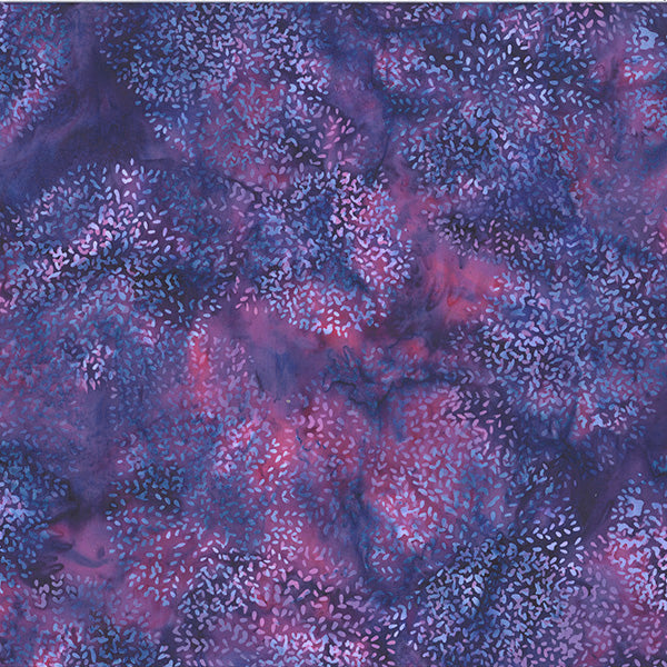 Spring Flight Batik U2502-81 Violet by Hoffman Fabrics