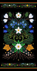 Spring Majesty Panel 35001-BLACK Panel by Jessica Leigh Gokey for Elizabeth's Studio