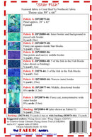 Star Fish quilt pattern back cover.