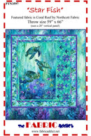 Star Fish quilt pattern front cover.
