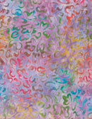 Star Links Batiks 22230-647 Curls Purple/Multi by Wilmington Prints.