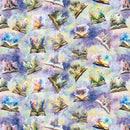 Stardust Fables Y5841-81 Violet by Hoffman Fabrics