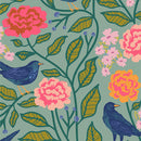 Starling Flannel F88900 Blackbird Aviary by Maureen Cracknell for Art Gallery Fabrics