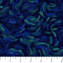 Starry Night 29264-46 Brushstroke Dk Blue Multi by Elena Belokrinitski for Northcott