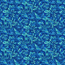 Starry Night 29264-66 Brushstroke Dk Teal Multi by Elena Belokrinitski for Northcott
