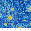 Starry Night DP29263-46 Night Sky Dk Blue Multi by Elena Belokrinitski for Northcott
