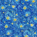 Starry Night DP29263-46 Night Sky Dk Blue Multi by Elena Belokrinitski for Northcott