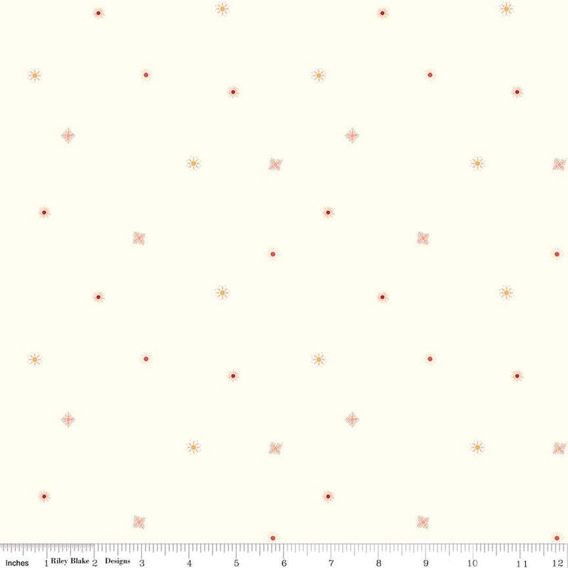 Stay Wild C15216-CREAM Suns by Amanda Niederhauser for Riley Blake Designs