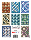Step it Up with 5-Yard Quilts Collection of quilt patterns with 'Fabric Cafe' branding on a white background