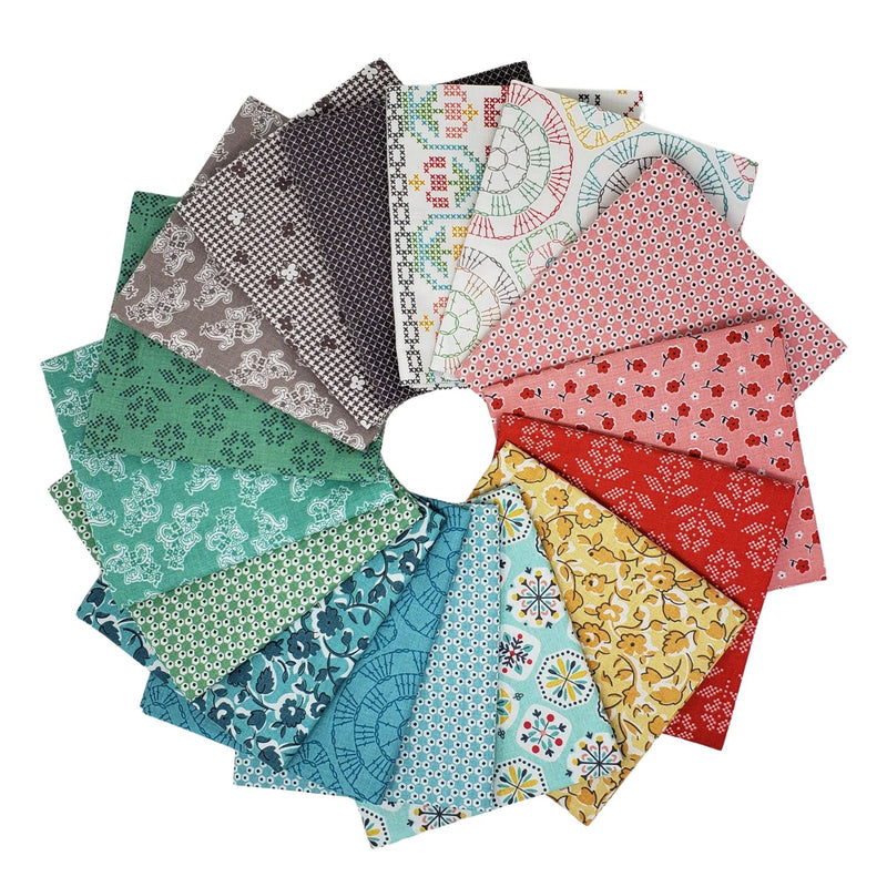 Stitch Fat Quarter Bundle fanned out