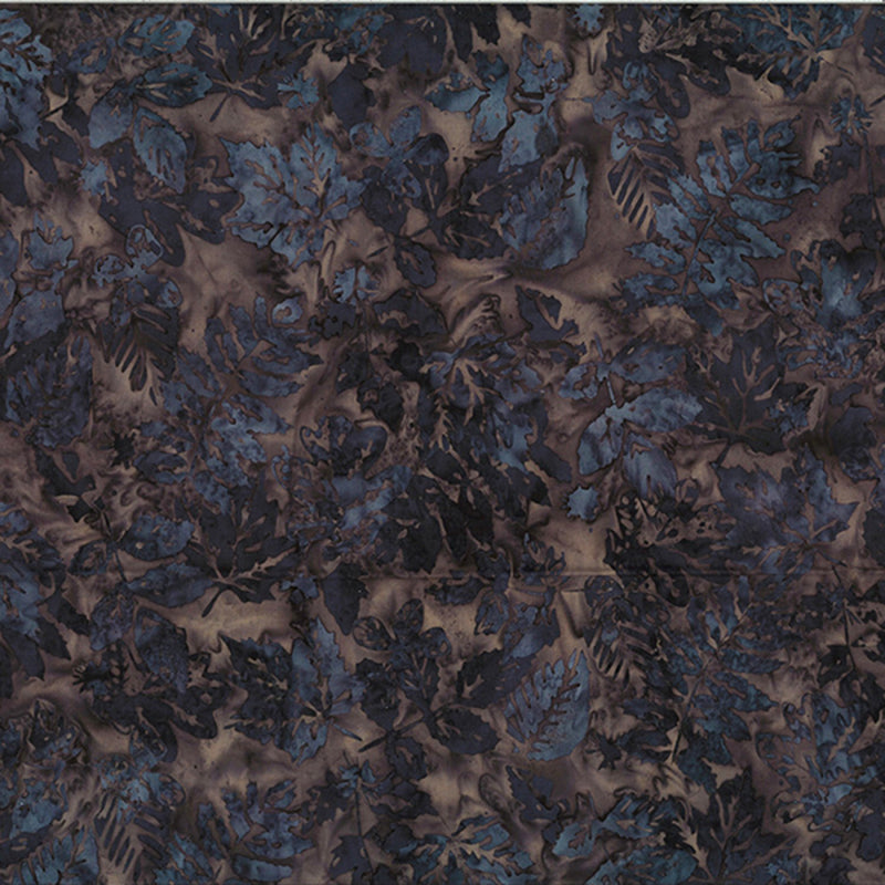 Stone Fossil Batik V2534-704 Deep Earth by Hoffman Fabrics