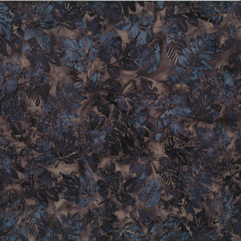 Stone Fossil Batik V2534-704 Deep Earth by Hoffman Fabrics