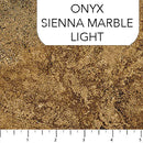 Stonehenge Gradations 39300-98 Onyx Sienna Marble Light by Linda Ludovico for Northcott.