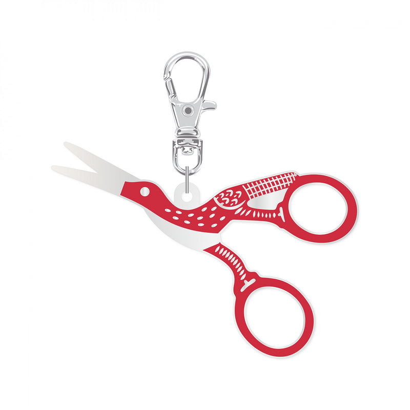 Lori Holt Enamel Happy Charm Stork Scissors ST-34533