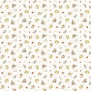 Story Book 91337-11 Birds Cream by FIGO Studio for FIGO Fabrics