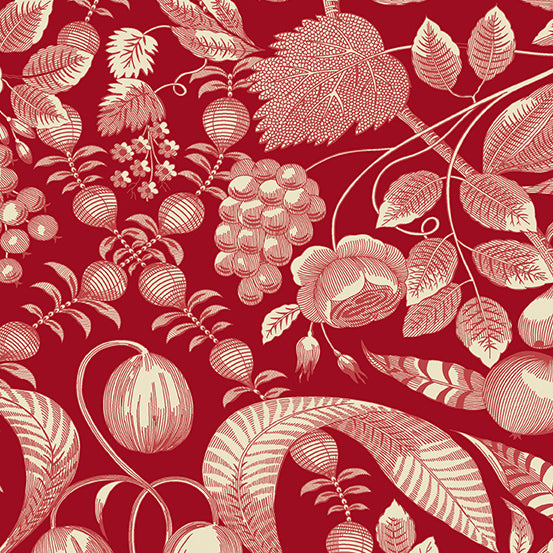 Strawberries and Cream A-354-R Candy Valley by Edyta Sitar for Andover Fabrics