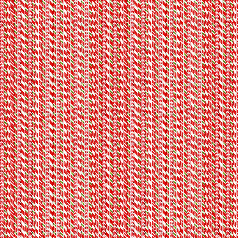 Sugar Coated DP27146-10 Candy Cane Stripe White Multi by Deborah Edwards for Northcott