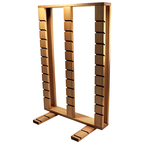 Wooden Sullivans ruler rack on a white background