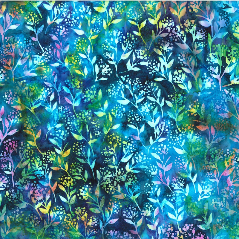 Summer Days Batik U2509-709 Aquarium by Hoffman Fabrics