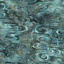 Summer Zen Batik DM10-21 Teal by Dana Michelle for Hoffman Fabrics.